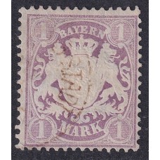 ALEMANIA 1875 ESTADO DE BAVIERA Yv 37 RARA 65 €
